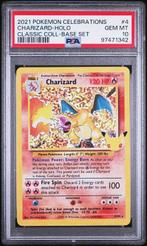 Pokémon - 1 Graded card - PSA 10 Charizard Celebrations holo, Hobby en Vrije tijd, Verzamelkaartspellen | Pokémon, Nieuw