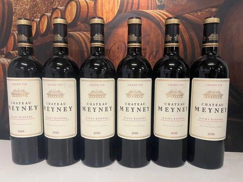 2018 Chateau Meyney - Saint-Estèphe - 12 Flessen (0.75, Verzamelen, Wijnen