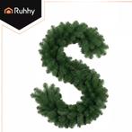 Ruhhy kerstguirlande 270 cm – dichte groene PVC decoratie., Diversen, Kerst, Ophalen of Verzenden, Nieuw