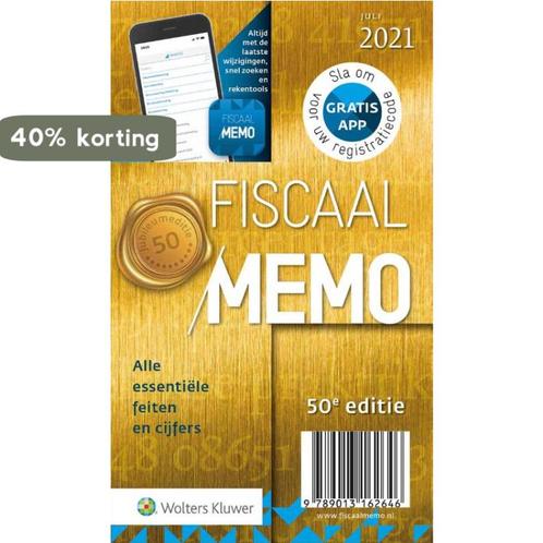 Fiscaal Memo juli 2021 9789013162646, Boeken, Wetenschap, Gelezen, Verzenden