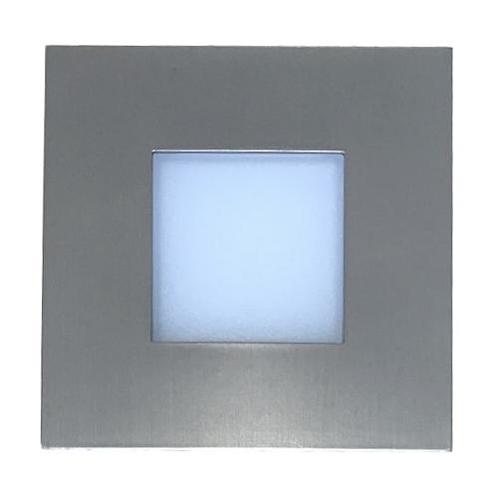 Hera LED oriëntatie verlichting 0,9W geborsteld RVS look, Doe-het-zelf en Verbouw, Elektra en Kabels, Nieuw, Ophalen of Verzenden