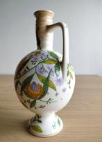 Plateelbakkerij Zuid-Holland - P-Decor - Kruik - Bloemen en, Antiek en Kunst, Antiek | Glas en Kristal