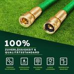 Flexibele Tuinslang - Inc. sproeikop - 30 meter - Groen, Tuin en Terras, Verzenden, Zo goed als nieuw