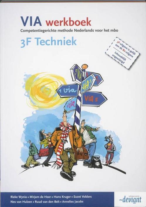 VIA werkboek 3F Techniek 9789490998103 Rieke Wynia, Boeken, Schoolboeken, Gelezen, Verzenden