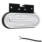 LED markeerverlichting wit  | 12-24v |  50cm. kabel, Auto diversen, Aanhangwagen-onderdelen, Verzenden, Nieuw