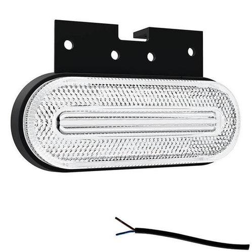 LED markeerverlichting wit  | 12-24v |  50cm. kabel, Auto diversen, Aanhangwagen-onderdelen, Verzenden