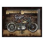 Tinnen plaatje Harley Davidson Genuine 30 x 40 cm - Metale.., Hobby en Vrije tijd, Feestartikelen, Nieuw, Ophalen of Verzenden