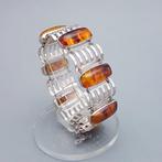 Zilver, Art Deco, Amber - Armband - Fischland