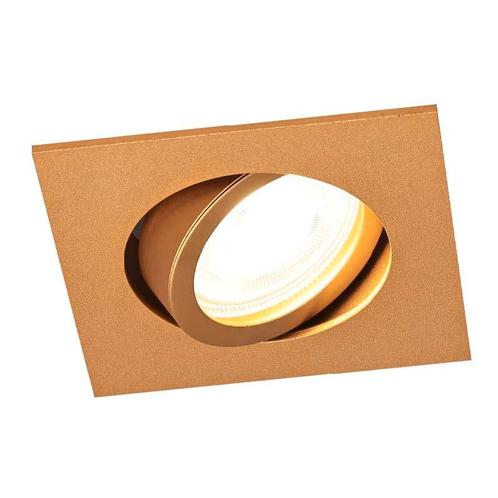 Metalen inbouwspot messing, Scott, Huis en Inrichting, Lampen | Spots, Nieuw, Ophalen of Verzenden