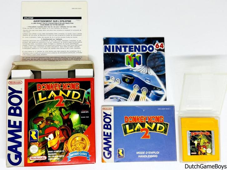 Gameboy Classic - Donkey Kong Land 2 - Nintendo Classics - F, Spelcomputers en Games, Games | Nintendo Game Boy, Gebruikt, Verzenden