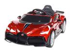 Bugatti Divo 12v, muziekmodule, leren stoel, rubberen EVA-ba