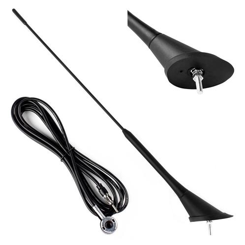 Universele antenne met voet - Auto antenne - 40cm - 5mm..., Auto diversen, Autoradio's, Nieuw, Verzenden