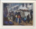 Jan Rijlaarsdqam (1911-2007) - Parijs markt, Antiek en Kunst