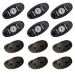 Rigid Industries Rock Light Kit- Blue (6 lights) - 400283, Ophalen of Verzenden