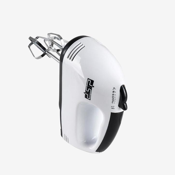 Dsp Km2033 Handmixer 100w Wit Zwart, Witgoed en Apparatuur, Keukenmixers, Nieuw, Ophalen of Verzenden