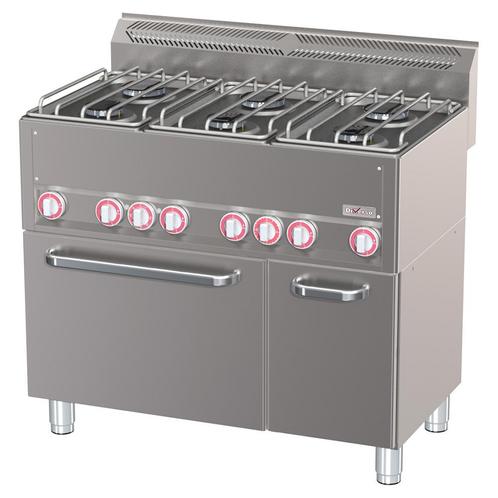 Diverso By Diamond Gas Fornuis 6 Branders | Conventieoven Gn, Zakelijke goederen, Horeca | Keukenapparatuur, Nieuw in verpakking