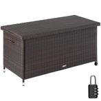 Wicker opbergbox Kiruna met kunststof gaas, 120x55x61,5cm, 2, Tuin en Terras, Verzenden, Nieuw