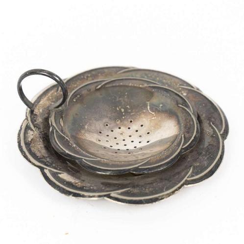 Wellner Verzilverd Theezeefje, Antiek en Kunst, Antiek | Goud en Zilver, Ophalen