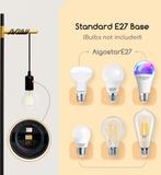 Aigostar Staande lamp - Industriële Vloerlamp - Zwart, Verzenden, Nieuw