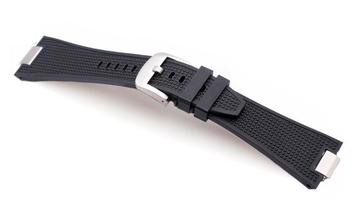 Horlogeband Tissot PRX Premium Rubber Zwart beschikbaar voor biedingen