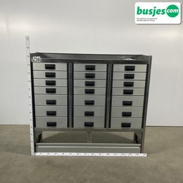 Aluca aluminium bedrijfswageninrichting gebruikt (nr 2560) beschikbaar voor biedingen