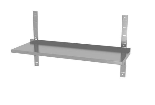 Wandplank verstelbaar, enkel, met 2 steunen, HENDI, 4 st., 1, Zakelijke goederen, Horeca | Keukenapparatuur, Nieuw in verpakking