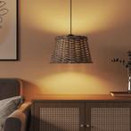 Plafondlampenkap 38x23 cm wicker bruin (Lampenkappen), Huis en Inrichting, Verzenden