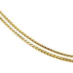 Gouden lengtecollier s-schakel 14 krt 71 cm, Sieraden, Tassen en Uiterlijk, Kettingen, Nieuw, Ophalen of Verzenden