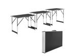 Veiling - 3 stuks Aluminium Vouwtafel / Klaptafel / Campingt, Caravans en Kamperen, Nieuw