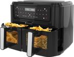 KitchenBrothers Dubbele Airfryer XXL - Zwart, Witgoed en Apparatuur, Airfryers, Verzenden, Nieuw