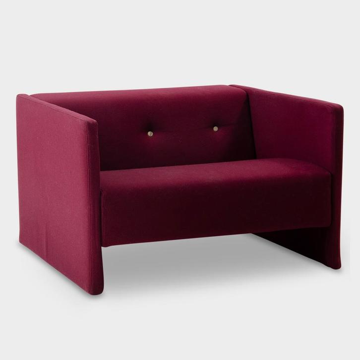 Fauteuil Moooi Bottoni, paars, 62 x 100 cm, Zakelijke goederen, Kantoor en Winkelinrichting | Kantoormeubilair en Inrichting, Ophalen of Verzenden