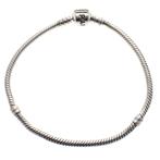 Pandora armband; Zilver; Snake Chain | 20 cm, Gebruikt, Ophalen of Verzenden, Zilver, Overige kleuren