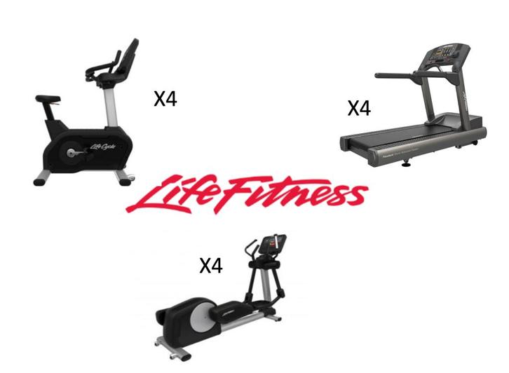 Life Fitness cardio set | loopband | crosstrainer | upright, Sport en Fitness, Fitnessmaterialen, Overige typen, Ophalen of Verzenden