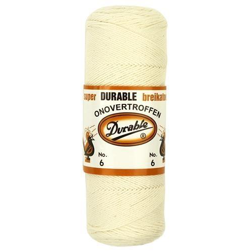 Durable Breikatoen 87 Ecru, Hobby en Vrije tijd, Breien en Haken, Breien of Haken, Nieuw, Wol of Garen, Ophalen of Verzenden