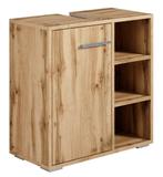 Wastafelkast Neptunus 60 x 28 x 60 cm Eiken Badkamerkast, Verzenden, Nieuw, Wastafelkast