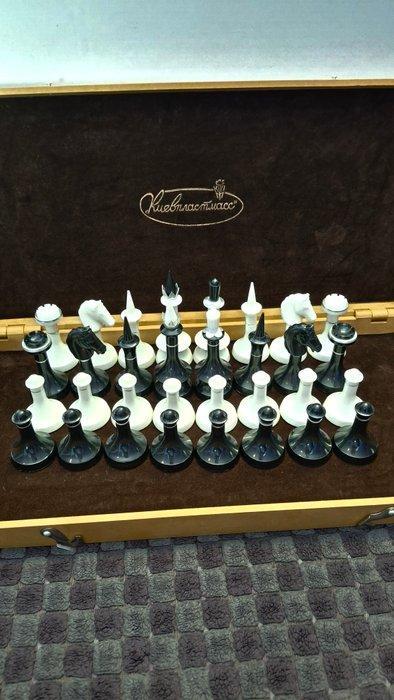 Schaakspel - Souvenir chess set, Olympic style. 1980s., Antiek en Kunst, Curiosa en Brocante