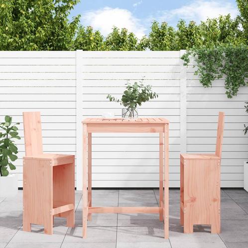 vidaXL 3-delige Tuinbarset massief douglashout, Tuin en Terras, Tuinsets en Loungesets, Nieuw, 3 zitplaatsen, Verzenden