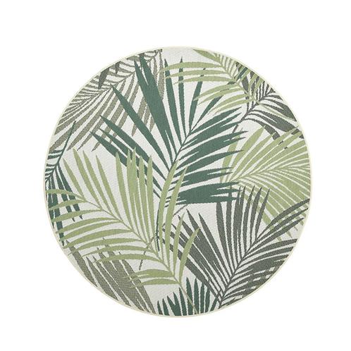 Garden Impressions Buitenkleed Naturalis palm leaf Ø160 cm, Tuin en Terras, Tuinmeubel-accessoires, Verzenden