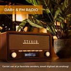 2dekans | Denver DAB Radio - Retro Radio - Bluetooth - DAB+/, Ophalen of Verzenden, Zo goed als nieuw