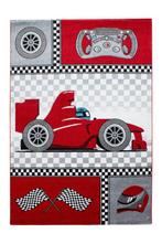 Kindervloerkleed | Kids | Raceauto | Rood | 80x150 cm, Verzenden, Nieuw