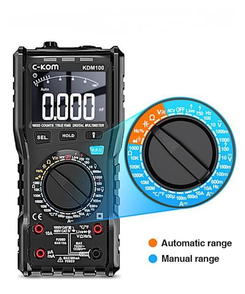 Multimeter KDM100, Doe-het-zelf en Verbouw, Meetapparatuur, Multimeter, Nieuw, Ophalen of Verzenden