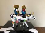 Beeldje - Cow Parade. Cowparade. Teddy Bears on the Moove. -