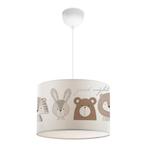 lux.pro Hanglamp voor kinderen 21x28 cm E27 wit met dierenmo, Kinderen en Baby's, Kinderkamer | Inrichting en Decoratie, Nieuw