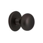 Voordeurknop IRIS 72mm - puurzwart, Doe-het-zelf en Verbouw, Hang- en Sluitwerk, Verzenden, Nieuw
