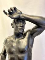 Rudolf Küchler (1867-1954) - Figuur - Leben ist Arbeit -, Antiek en Kunst