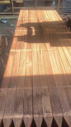 HARDHOUTEN TUINSCHERMEN 180x180 RVS GESCHROEFD 15 planks, Tuin en Terras, Nieuw, Minder dan 3 meter, Hout, 1 tot 2 meter