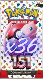 Pokémon Scarlet Violet 151 Booster Box (36 Packs), Hobby en Vrije tijd, Verzamelkaartspellen | Pokémon, Verzenden, Nieuw, Boosterbox