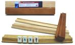 Mah-Jong Latten Set Hout - Groot 40x5cm (4 stuks) | HOT, Hobby en Vrije tijd, Verzenden, Nieuw
