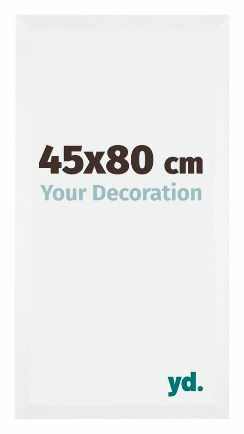 Fotolijst 45x80 cm - Wit Mat - MDF - Catania, Huis en Inrichting, Woonaccessoires | Lijsten, Nieuw, Verzenden
