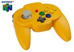 Mario64.nl: Hori pad Mini N64 Controller - Geel - iDEAL!, Spelcomputers en Games, Spelcomputers | Nintendo 64, Gebruikt, Ophalen of Verzenden